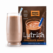 Lutrish Chocolate High-Calorie Shake - 12 Packets