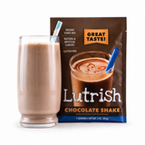 Lutrish Chocolate High-Calorie Shake - 12 Packets